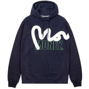 Money Mens Block Stencil Hoodie / Navy